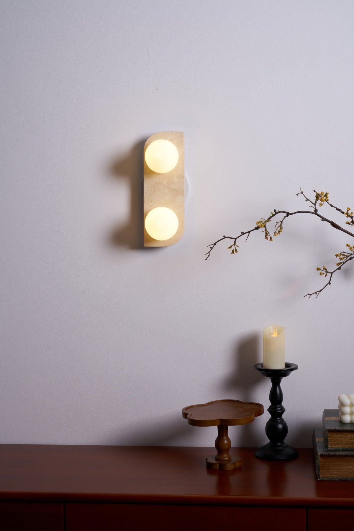 Kinkiet Minimalist Travertine Taviniella