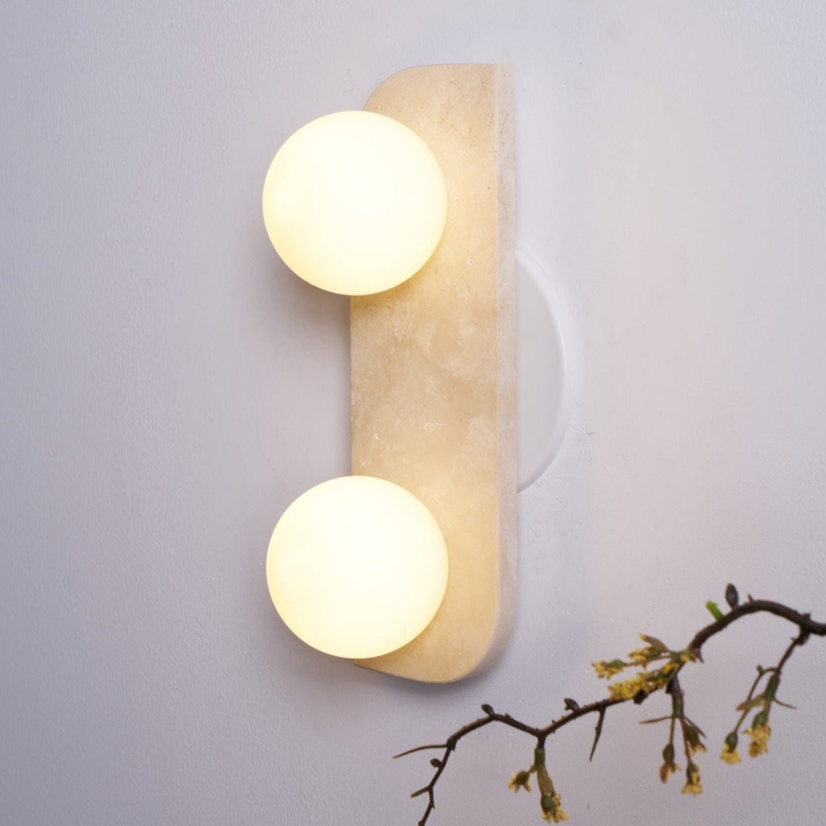 Kinkiet Minimalist Travertine Taviniella