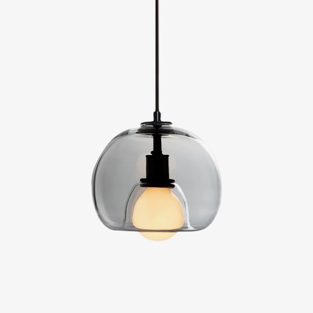 Eamver nowoczesna lampa wisząca ze szkła