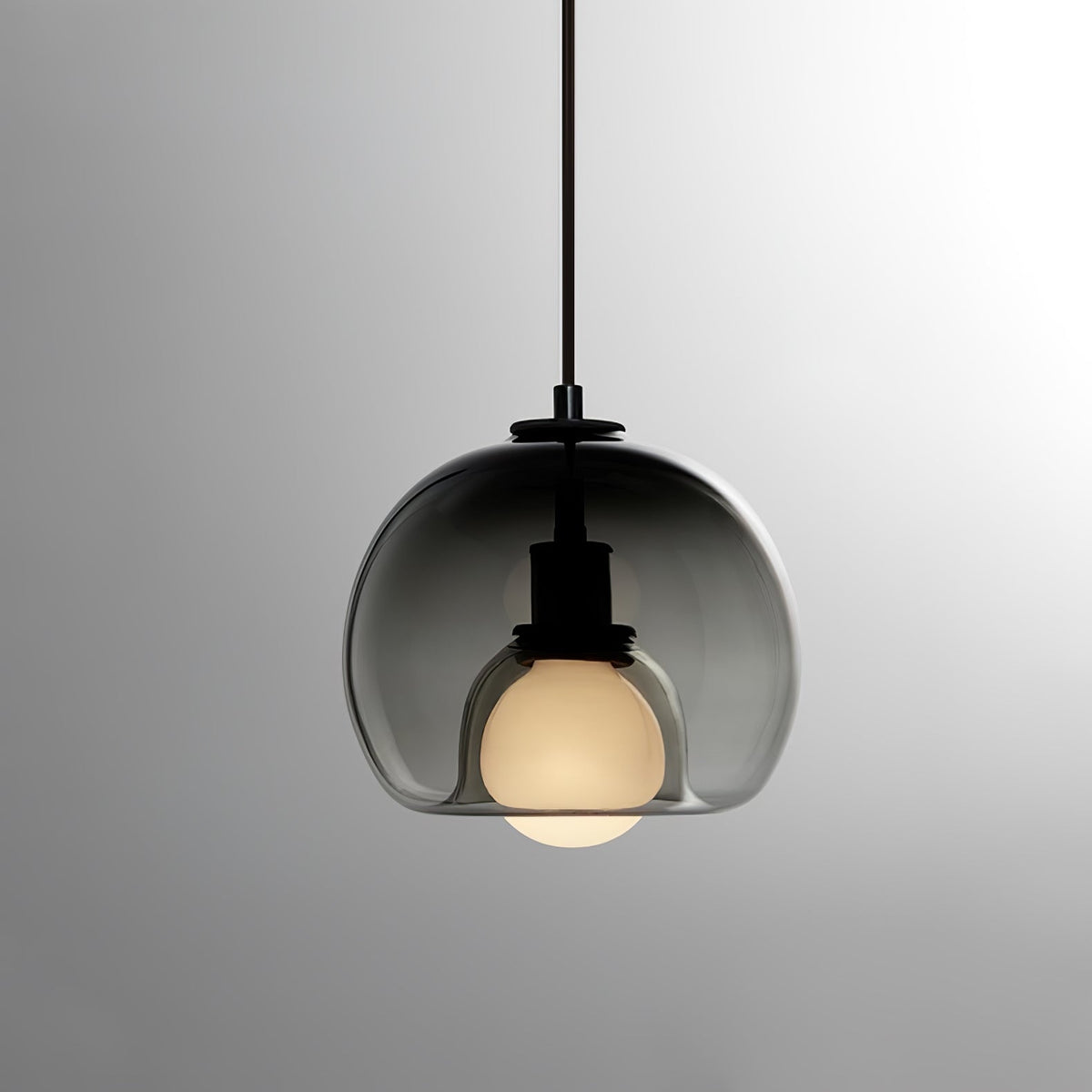 Eamver nowoczesna lampa wisząca ze szkła