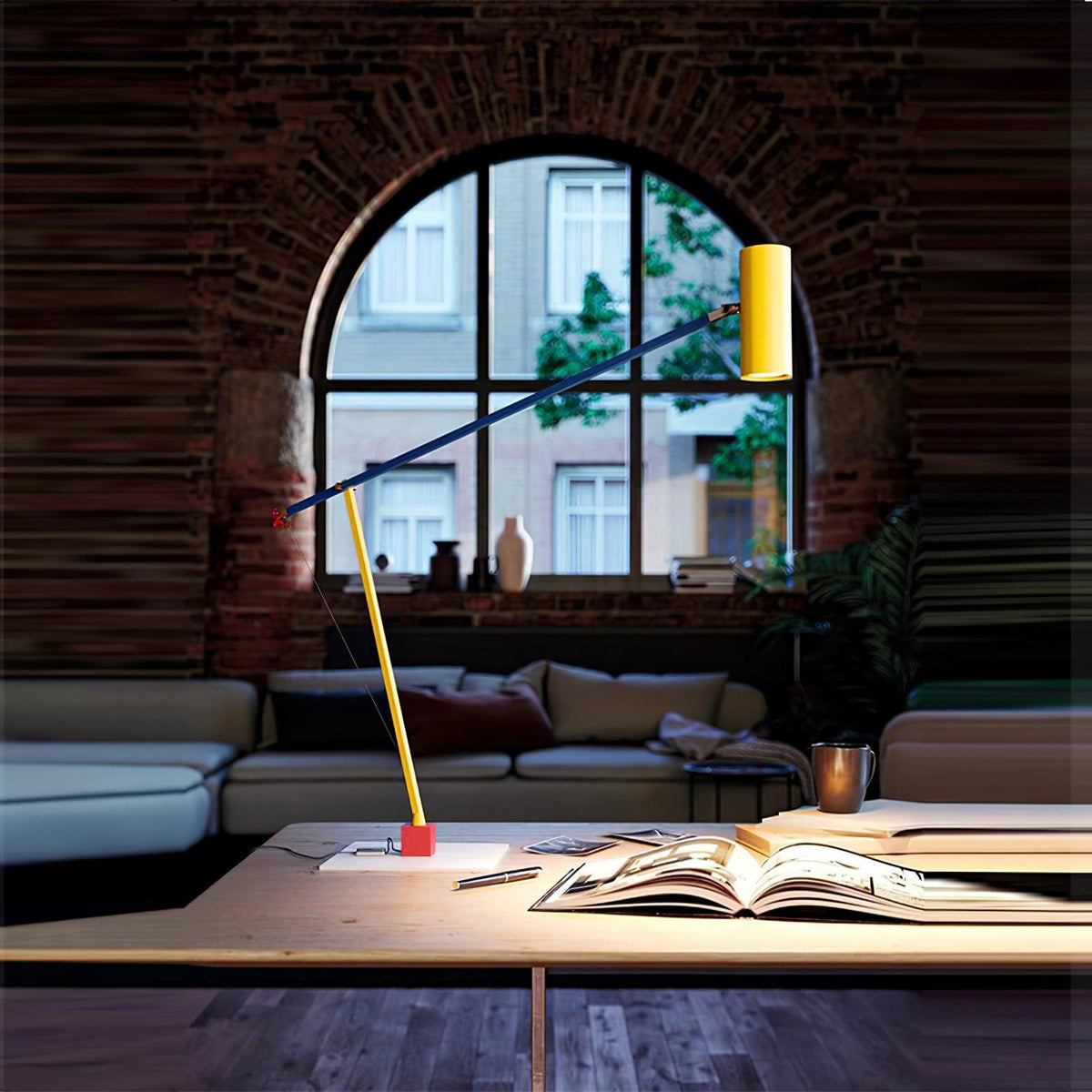 Ember nowoczesna minimalistyczna lampa stołowa