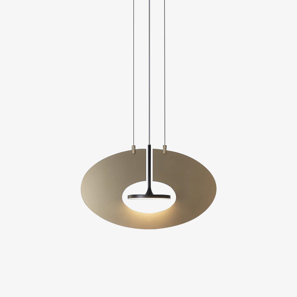 Sirixy lampa wisząca owalny pierścień geometryczny
