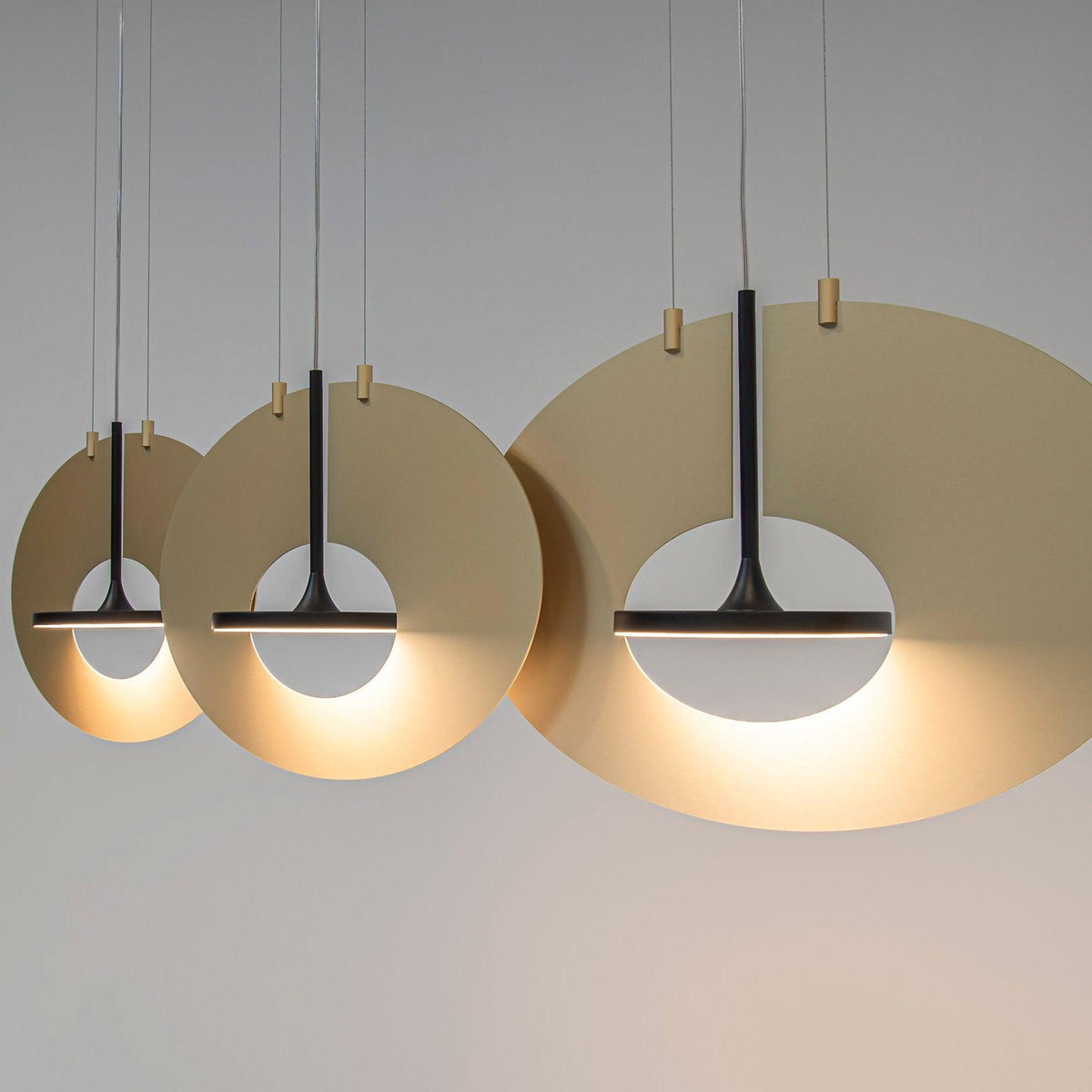 Sirixy lampa wisząca owalny pierścień geometryczny