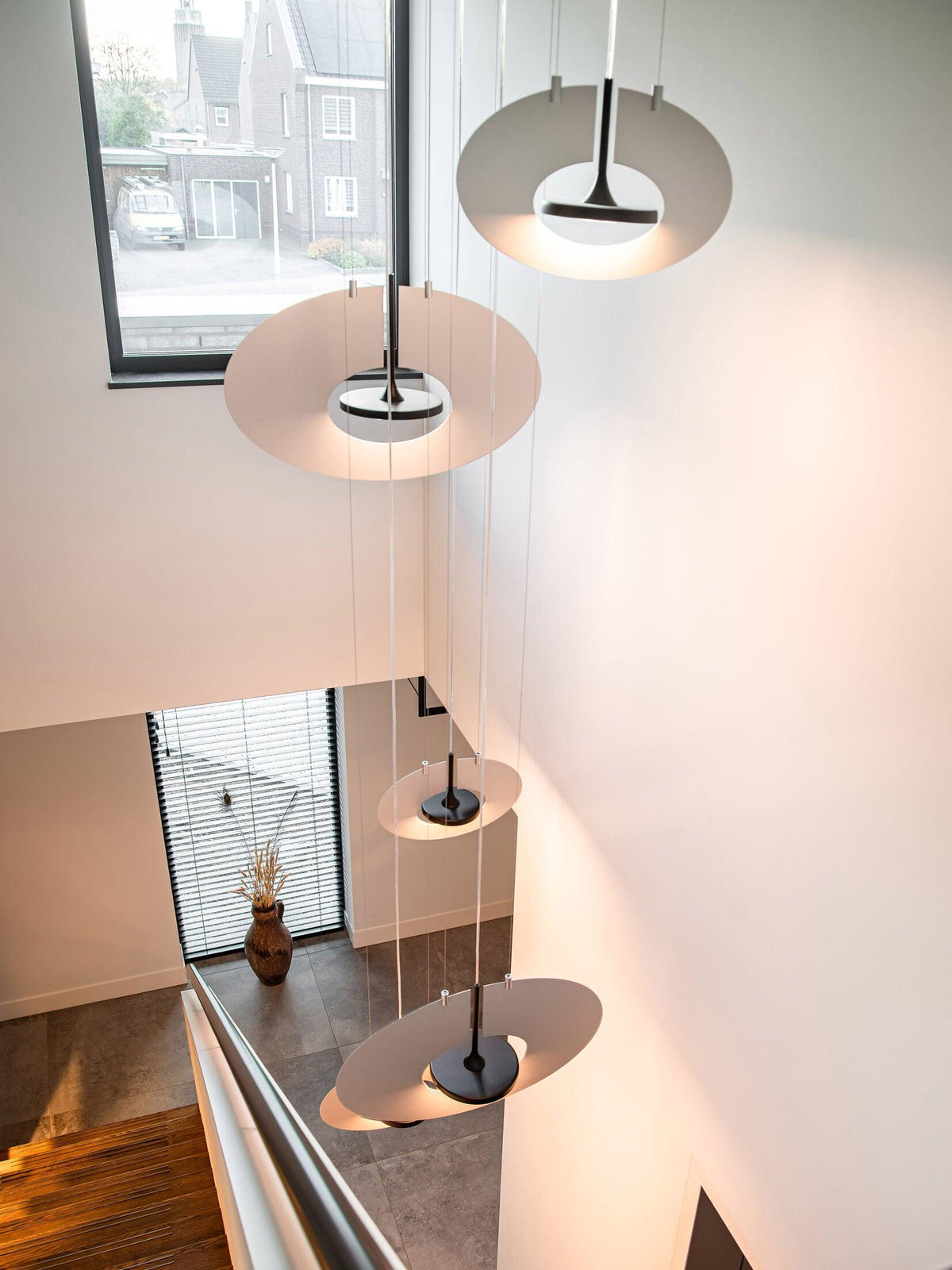 Sirixy lampa wisząca owalny pierścień geometryczny