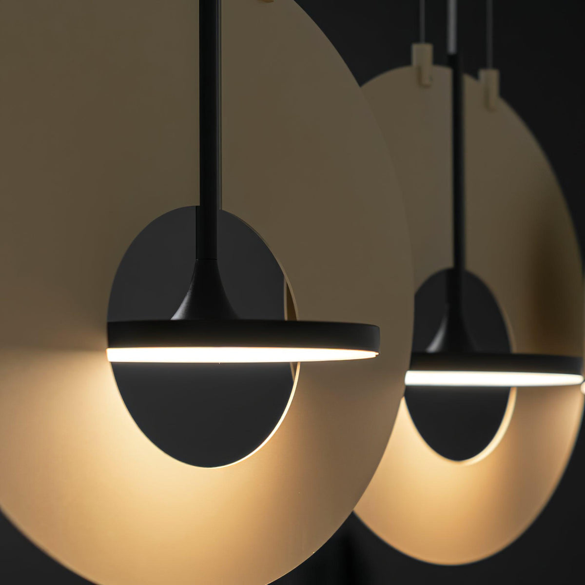 Sirixy lampa wisząca owalny pierścień geometryczny