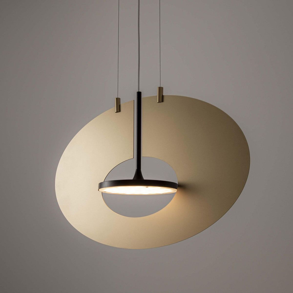 Sirixy lampa wisząca owalny pierścień geometryczny