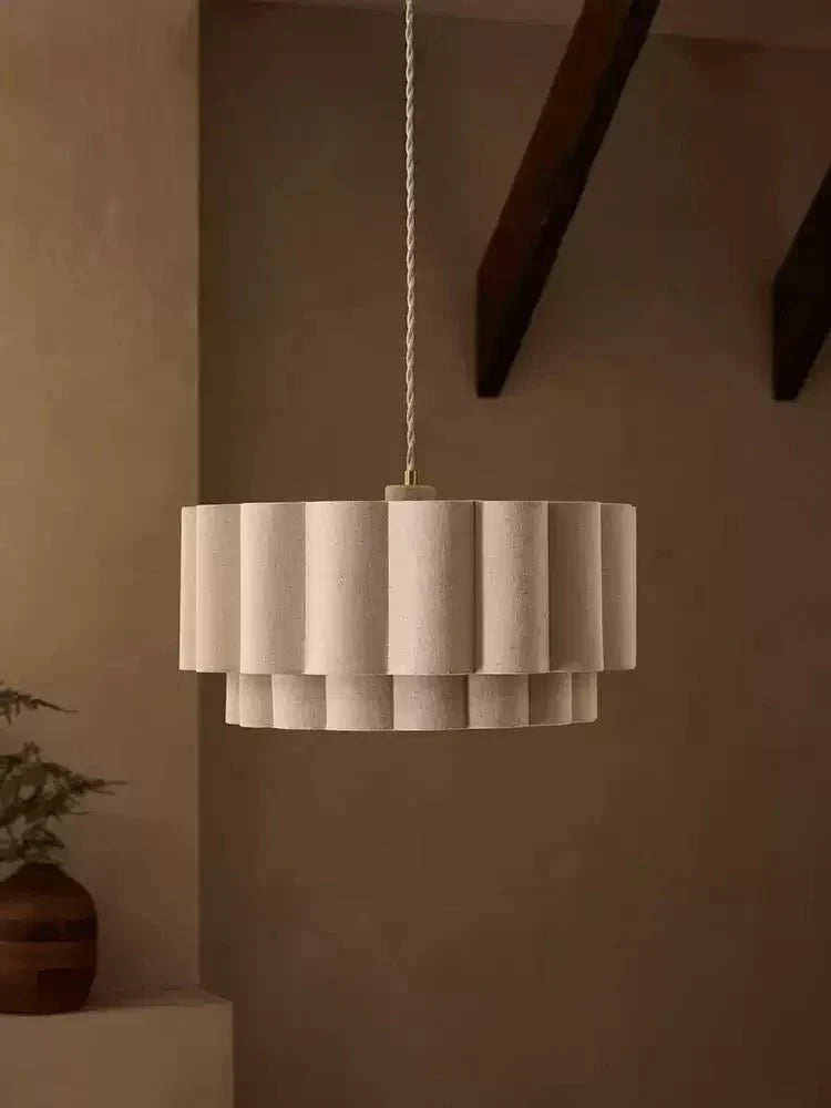 Lampa wisząca Velanette z płótna