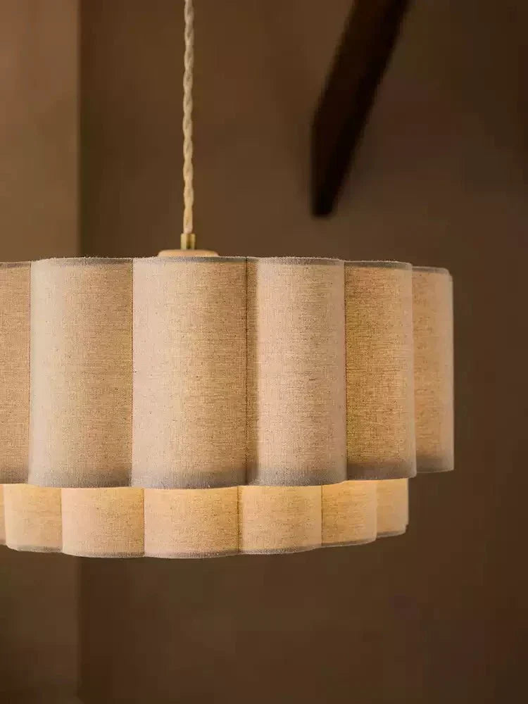 Lampa wisząca Velanette z płótna