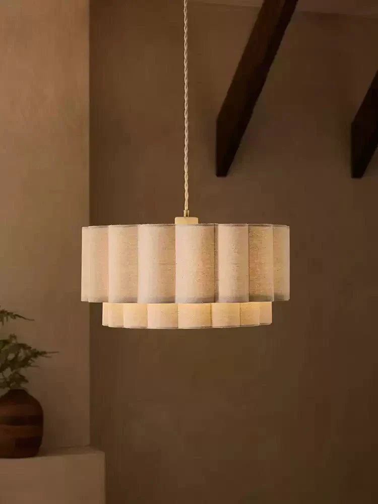 Lampa wisząca Velanette z płótna