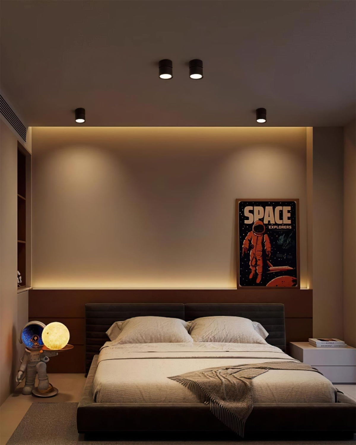 Xavo wtopiona lampa sufitowa punktowa