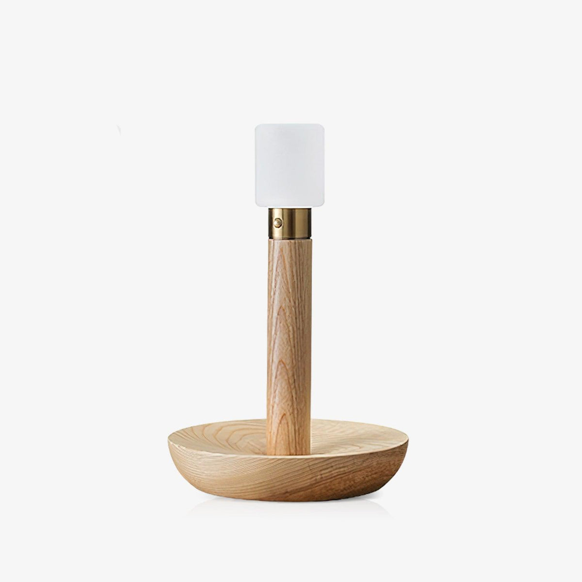 Lumaice minimalistyczna lampa stołowa z drewna