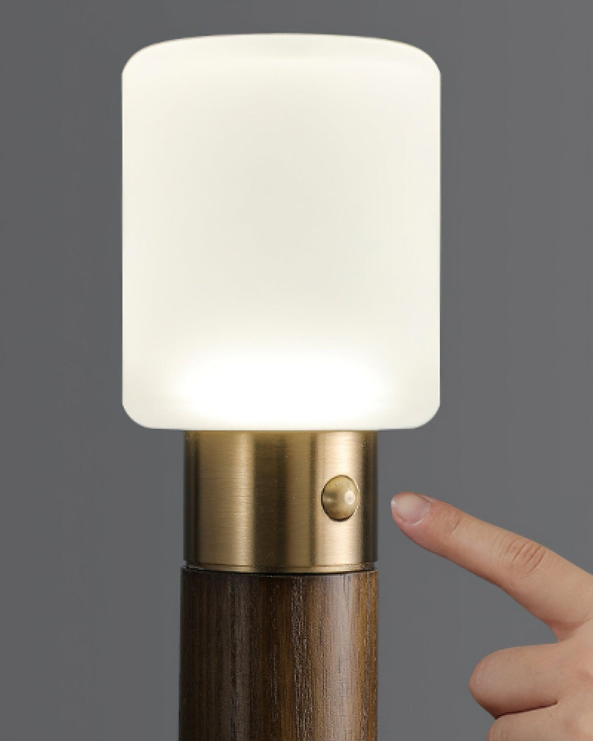 Lumaice minimalistyczna lampa stołowa z drewna