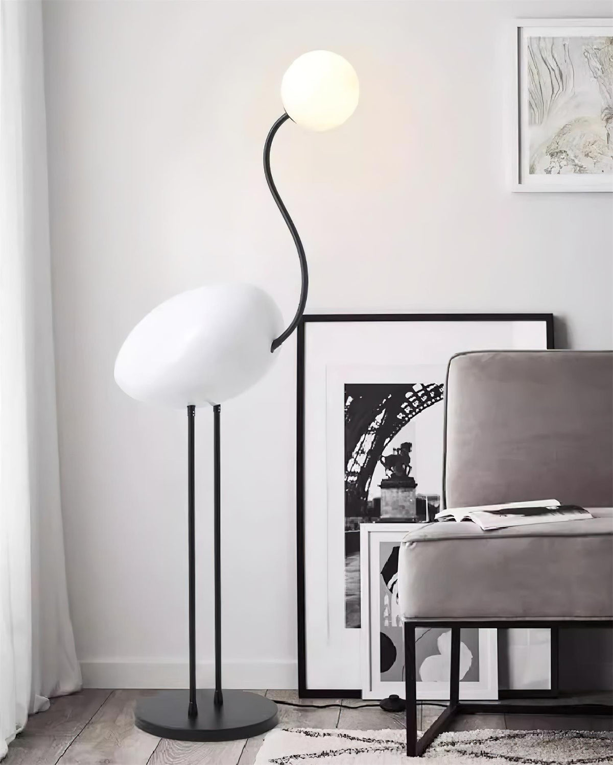 Ilnoren minimalistyczna lampa sufitowa ze szkła