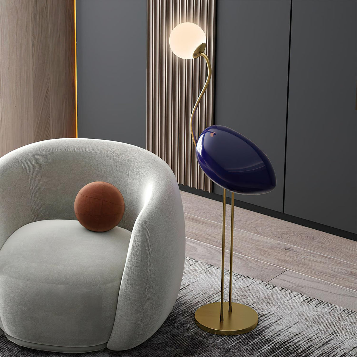 Ilnoren minimalistyczna lampa sufitowa ze szkła
