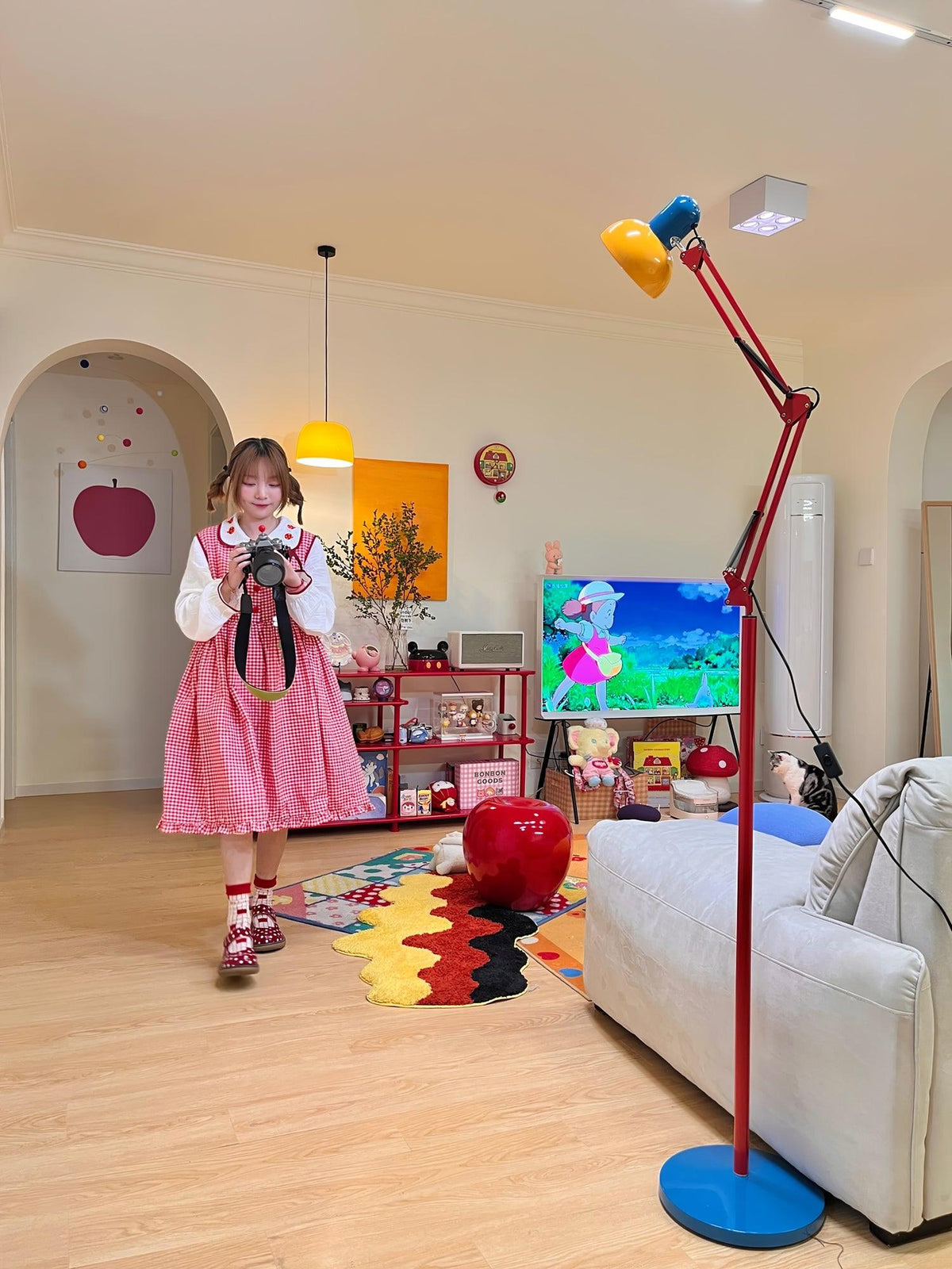 Idoren zabawna lampa stojąca