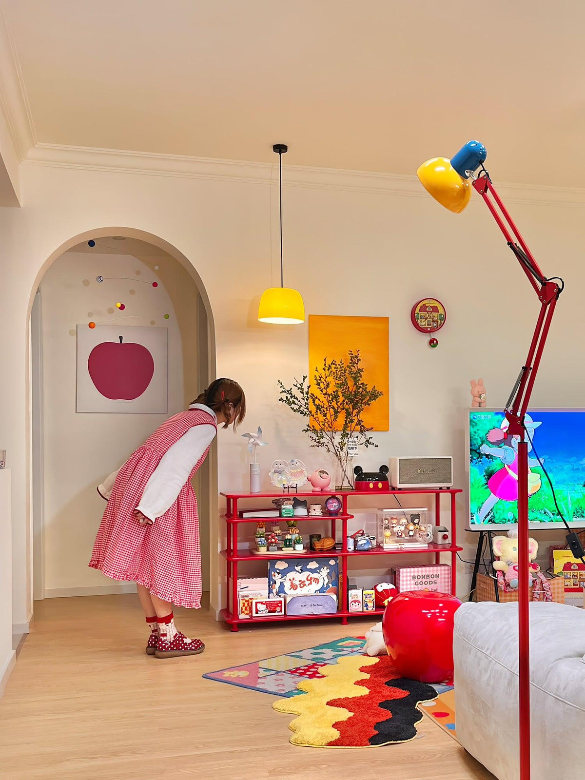 Idoren zabawna lampa stojąca