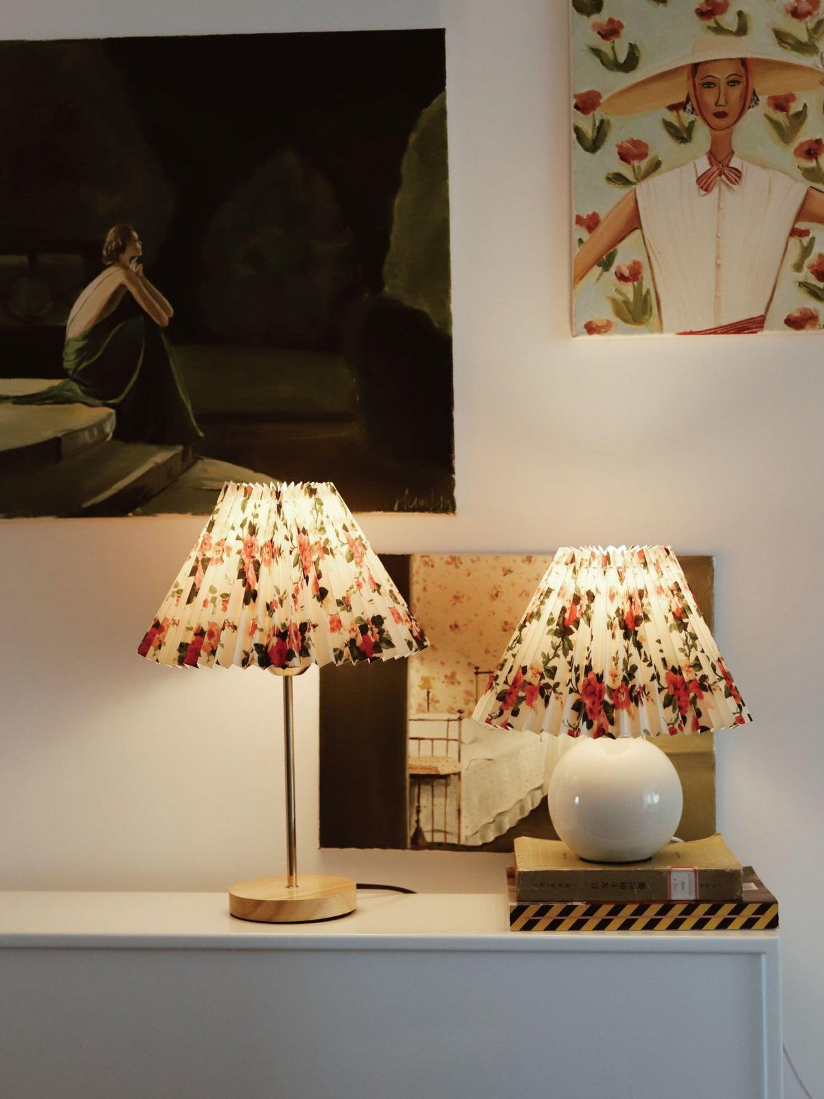 Zevelyra lampa stołowa z płótna