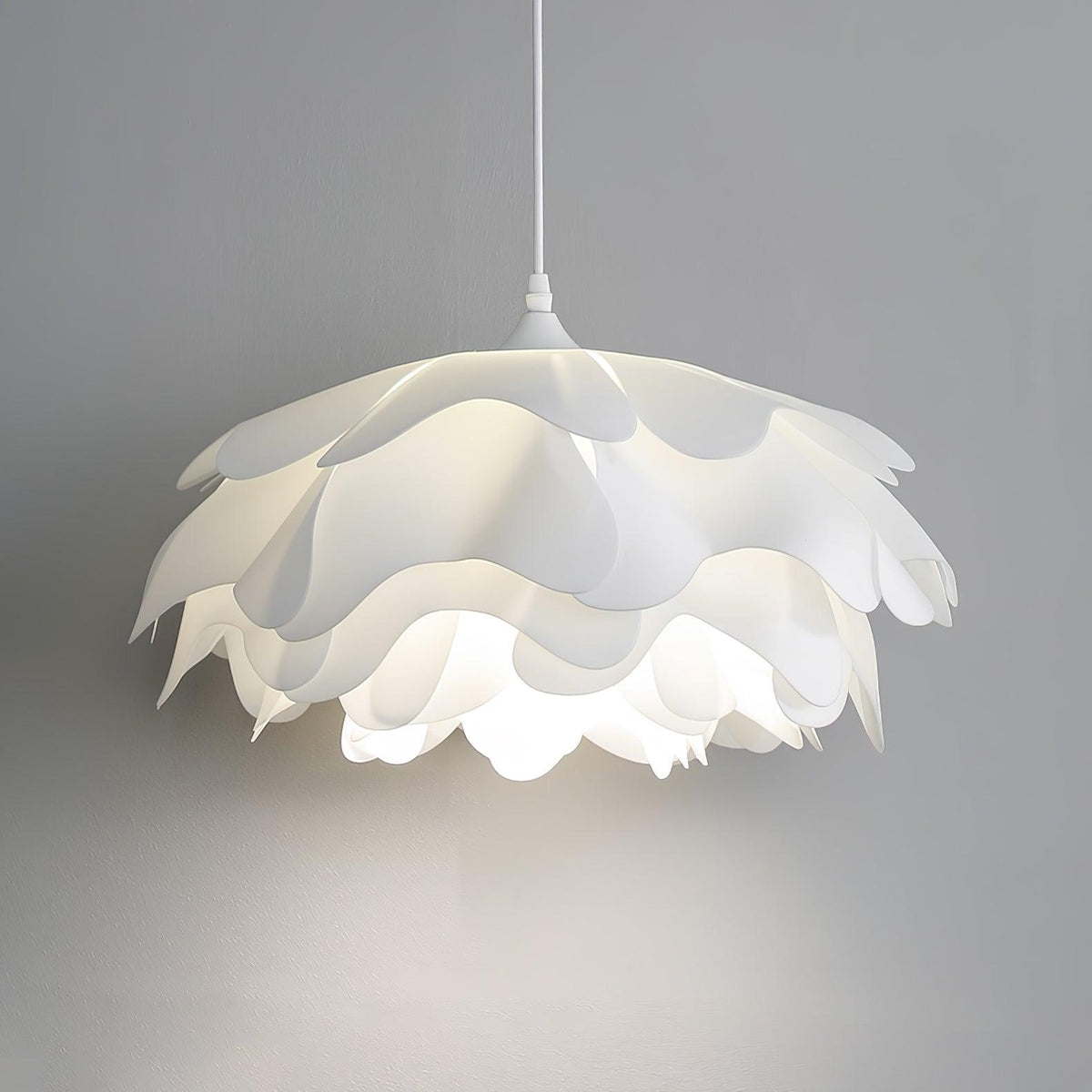 Niv wisząca lampa z motywem kwiatowym