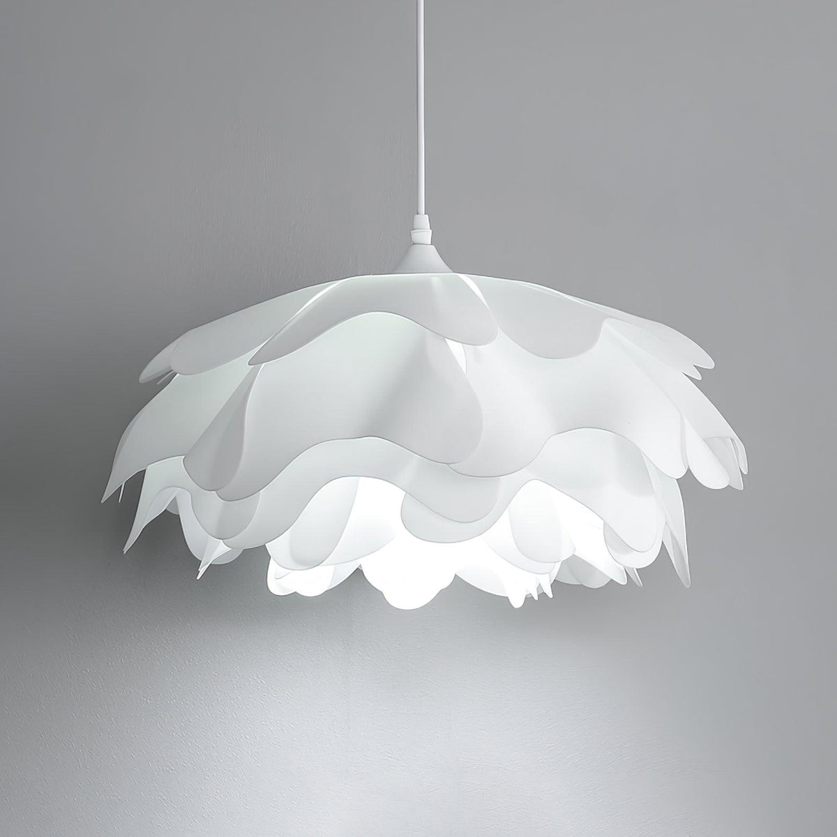 Niv wisząca lampa z motywem kwiatowym