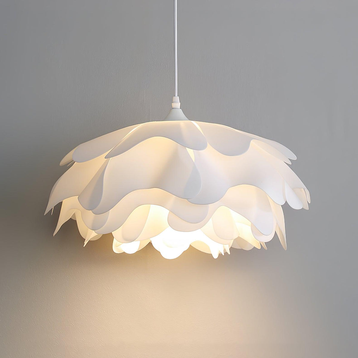 Niv wisząca lampa z motywem kwiatowym
