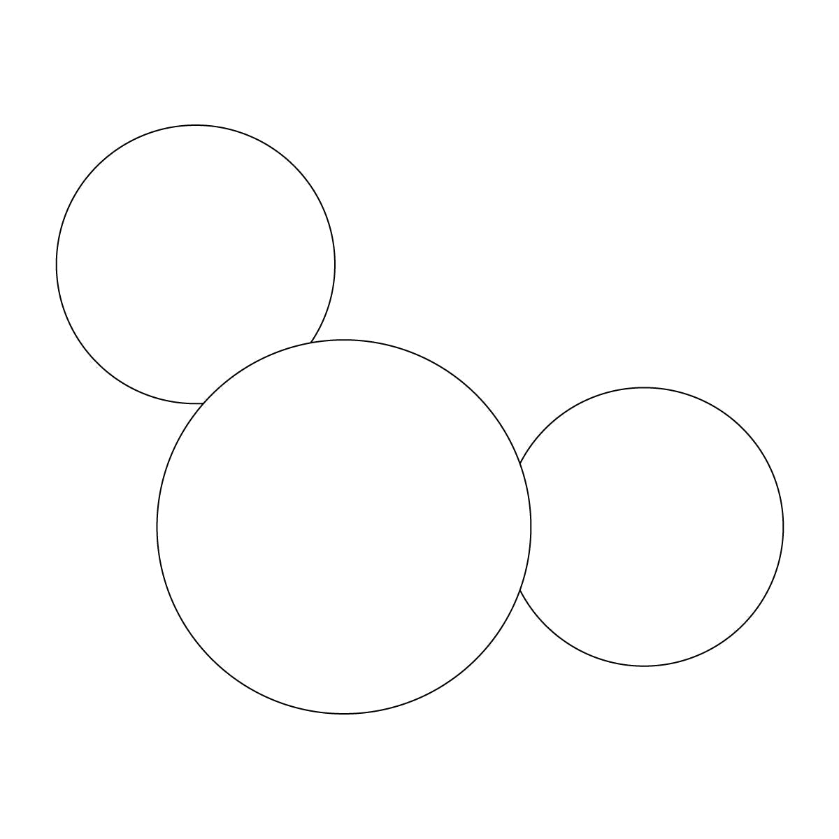 Arelis geometryczna kinkiet w kształcie dysku