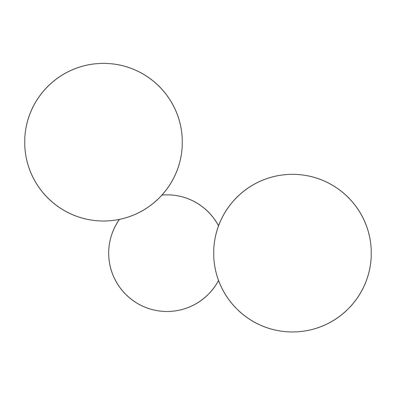 Arelis geometryczna kinkiet w kształcie dysku