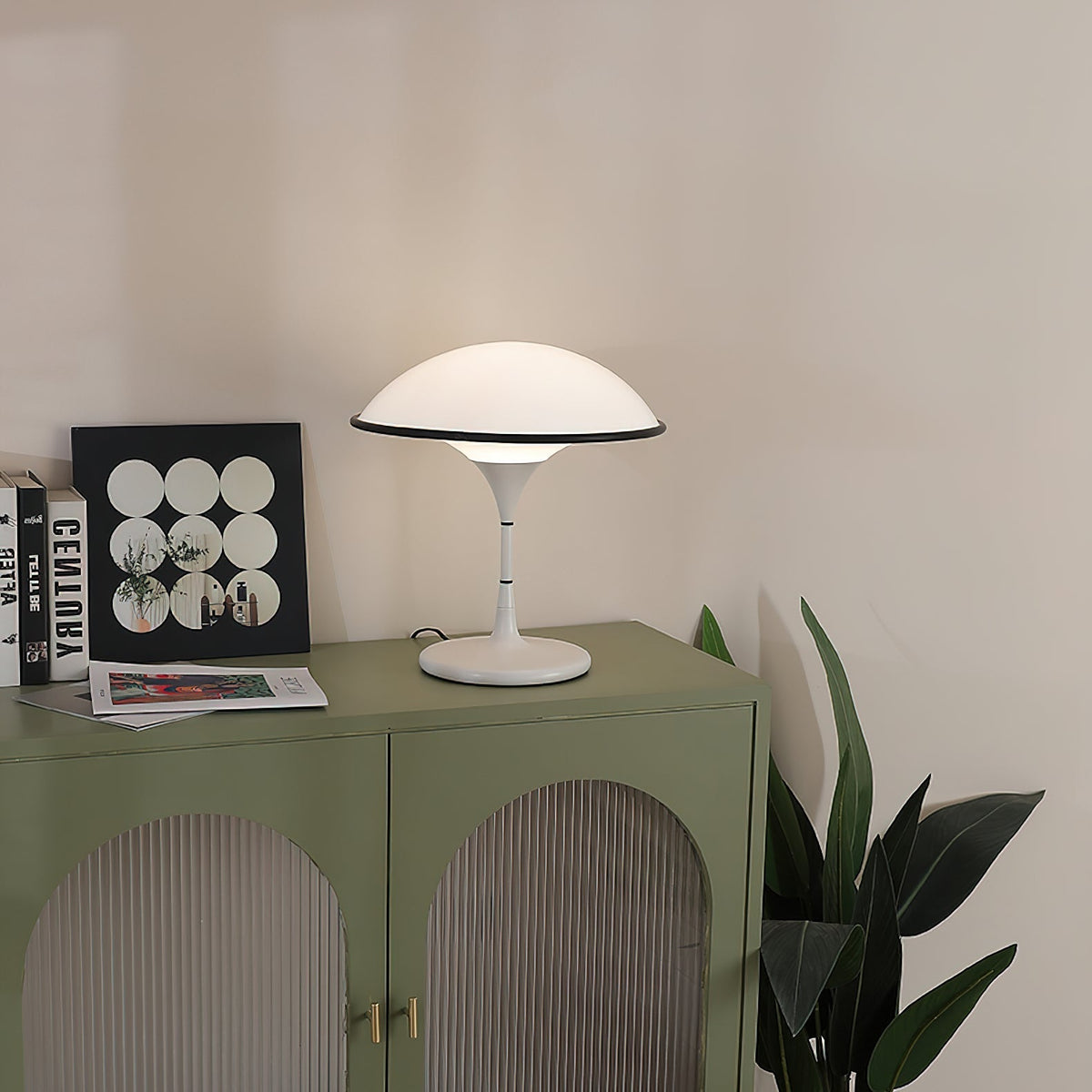 Revenor futurystyczna lampa stołowa z akrylu
