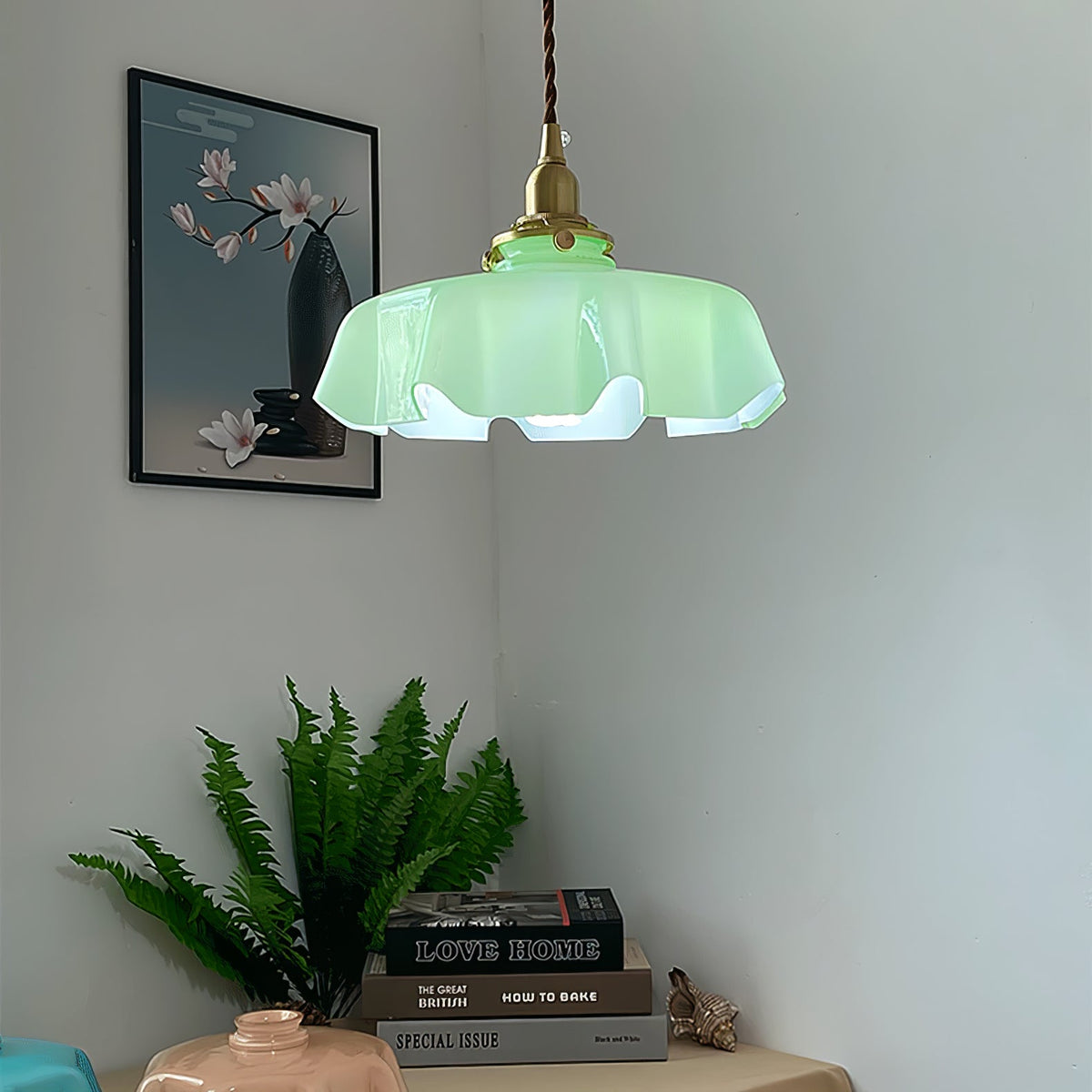 Liorivora lampa wisząca French Flower do jadalni