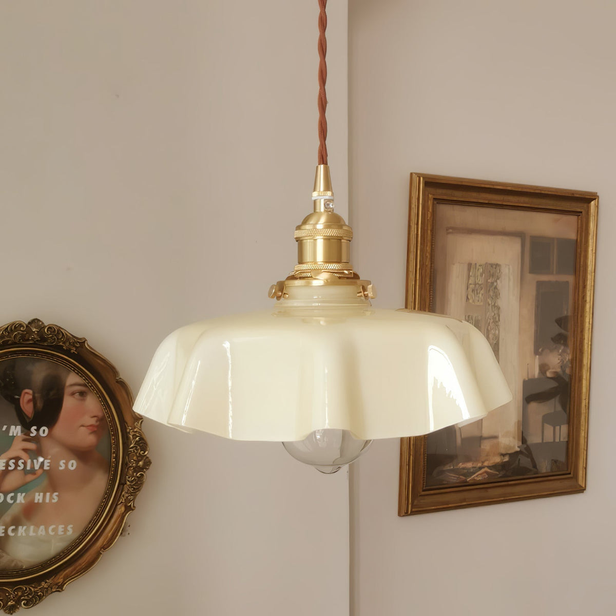 Liorivora lampa wisząca French Flower do jadalni