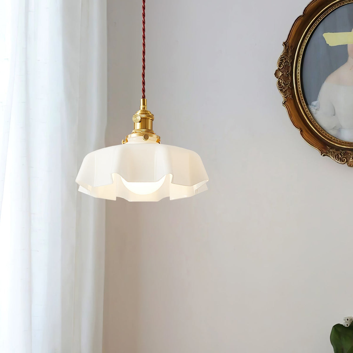 Liorivora lampa wisząca French Flower do jadalni