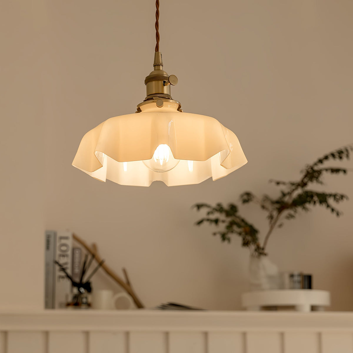 Liorivora lampa wisząca French Flower do jadalni