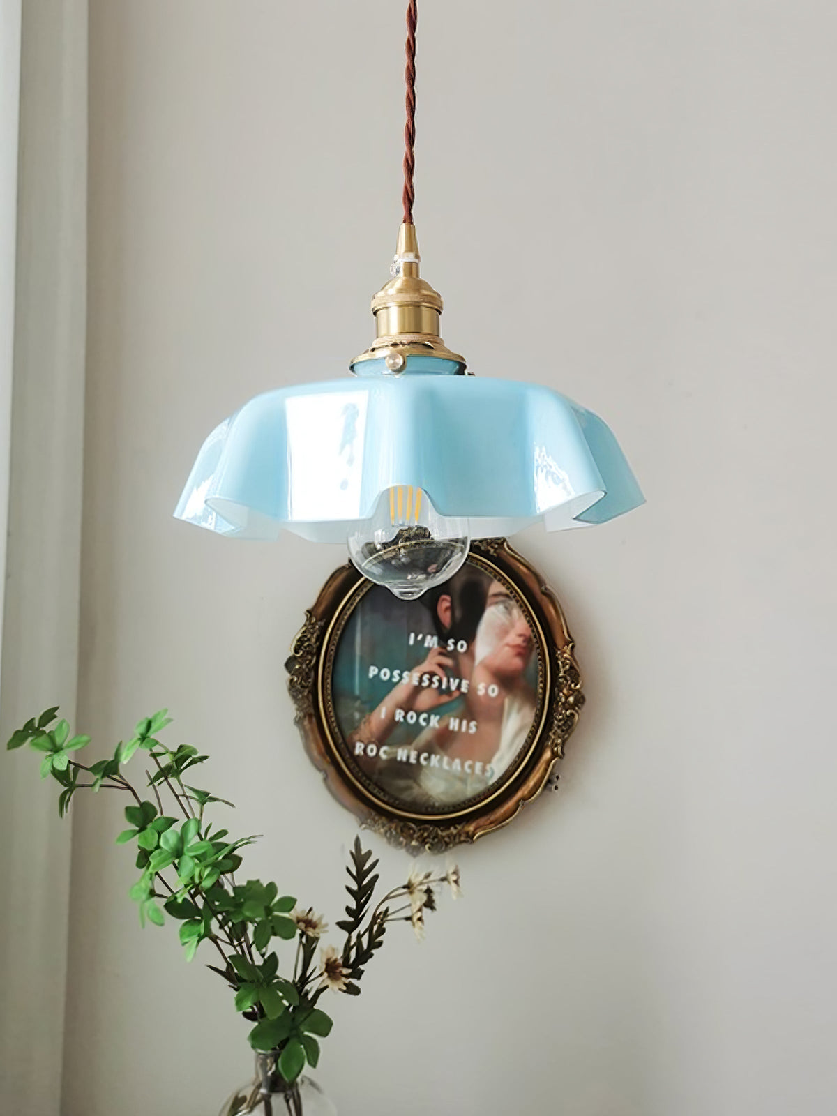 Liorivora lampa wisząca French Flower do jadalni