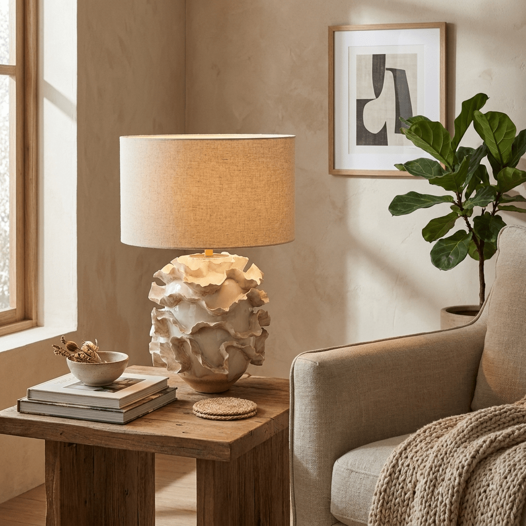 Lampa stołowa Ceramiczna Florienne