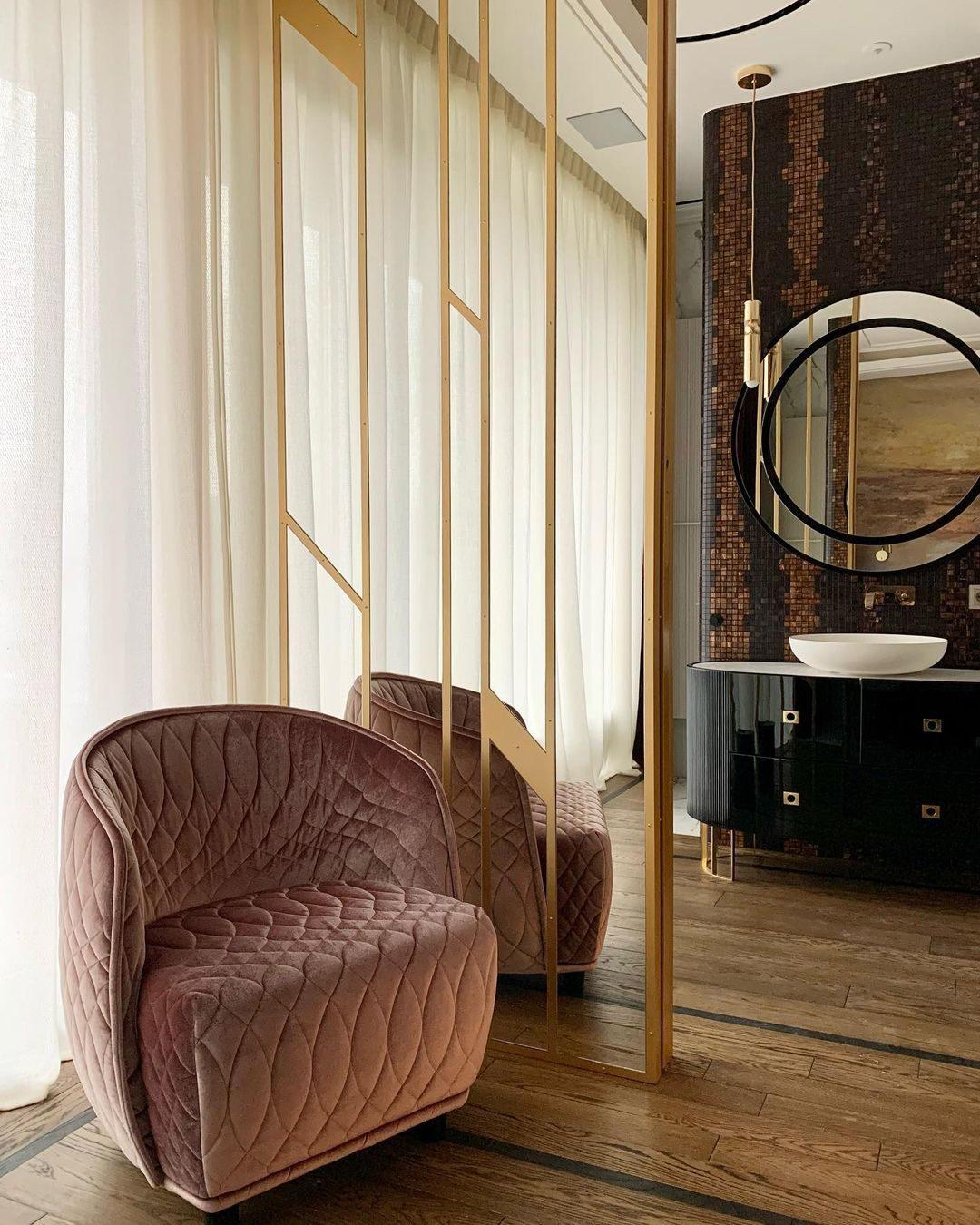 Velkis geometryczna lampa wisząca z aluminium do salonu | Cielum