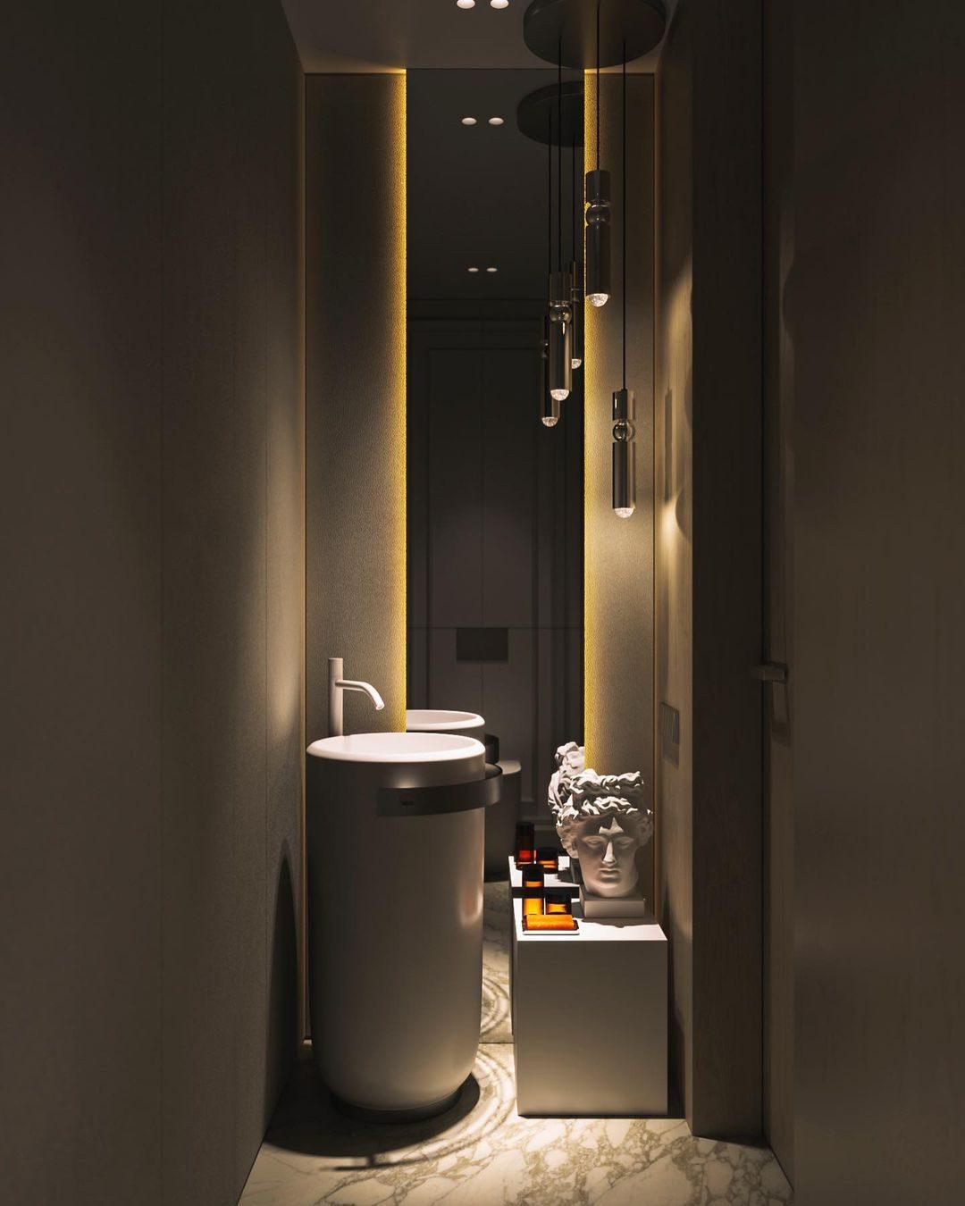 Velkis geometryczna lampa wisząca z aluminium do salonu | Cielum