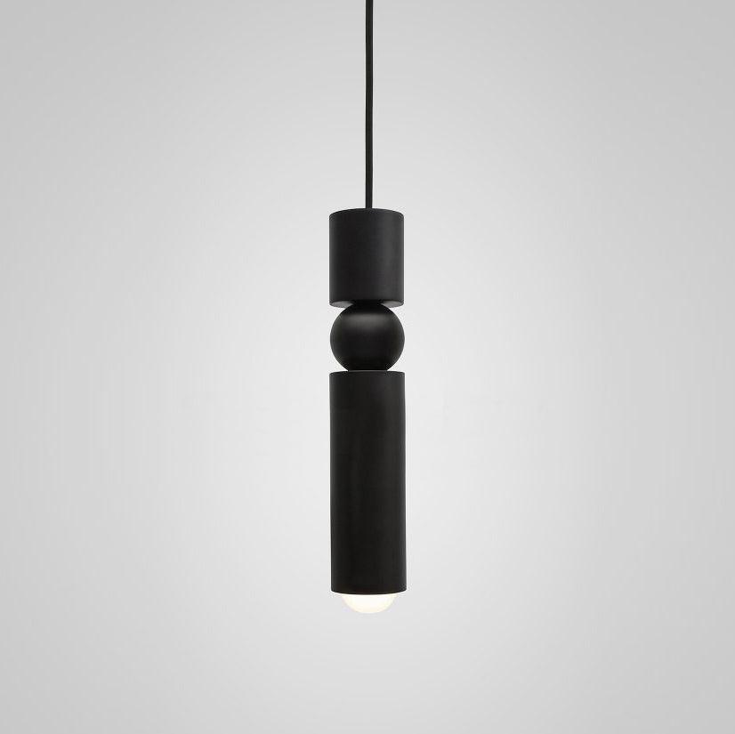 Velkis geometryczna lampa wisząca z aluminium do salonu | Cielum
