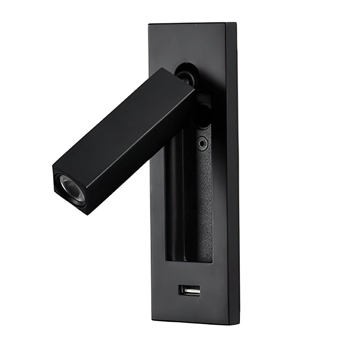 Sothis nowoczesny minimalistyczny kinkiet USB do łóżka czarny