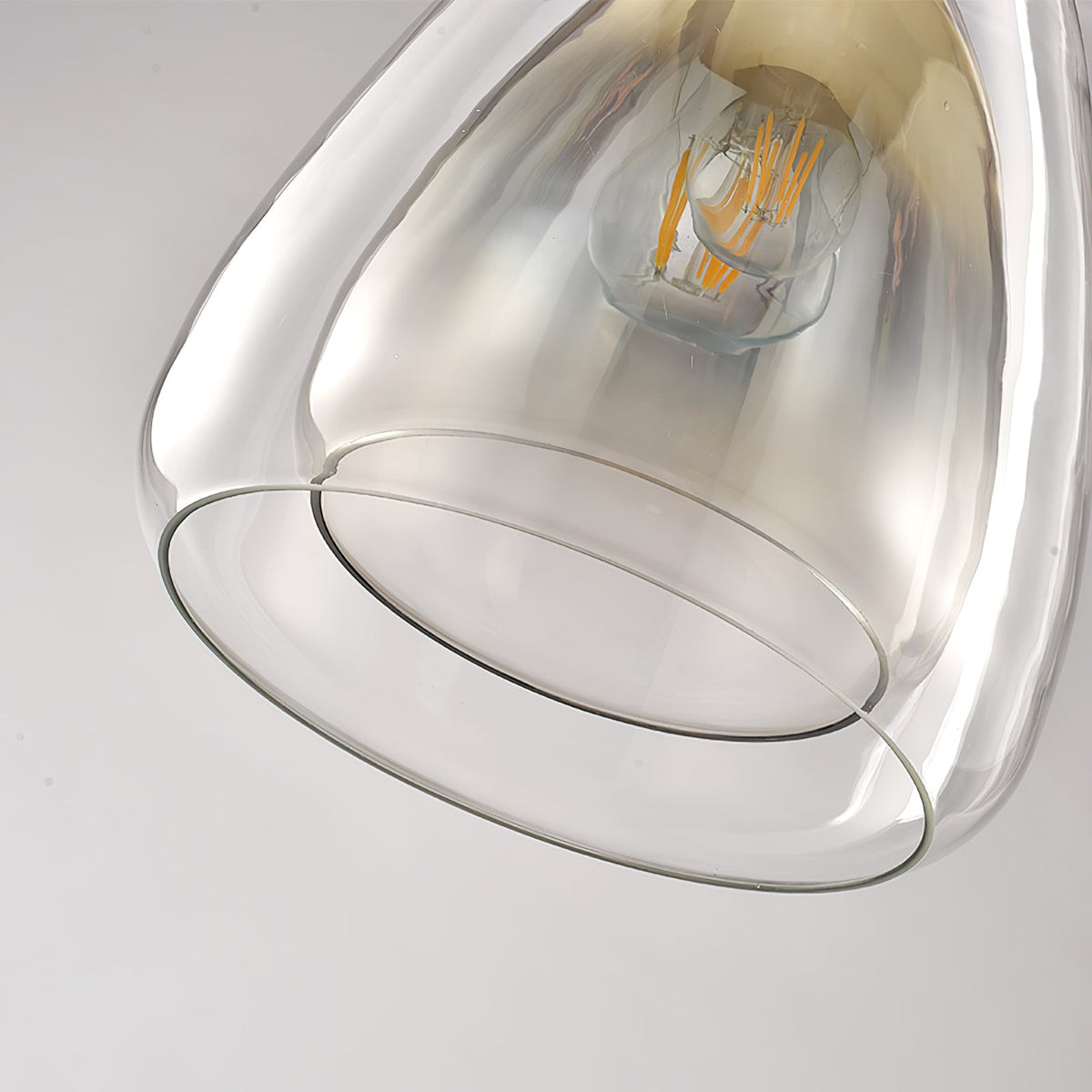 Dera lampa wisząca ze szkła w stylu luksusowym