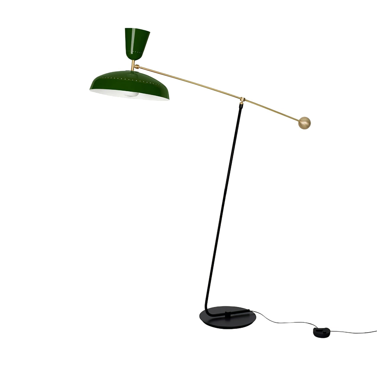 Celeste minimalistyczna lampa stojąca z miedzi
