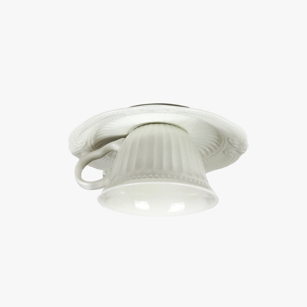 Valentina ceramiczna lampa sufitowa montowana bezpośrednio w filiżanki na herbatę brytyjska