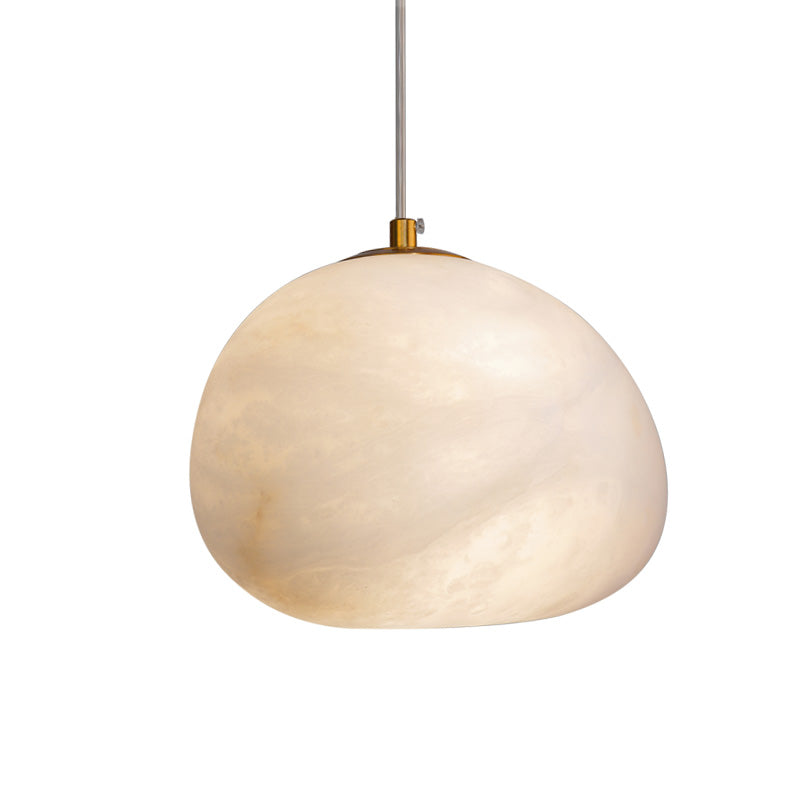 Ralen lampa wisząca Alabaster Miedź Elegancja