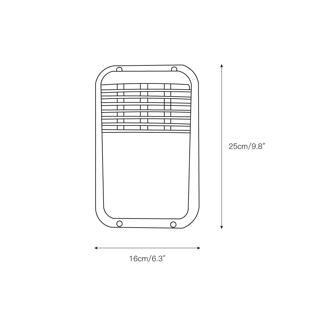 Norerella zewnętrzny kinkiet ze szkła