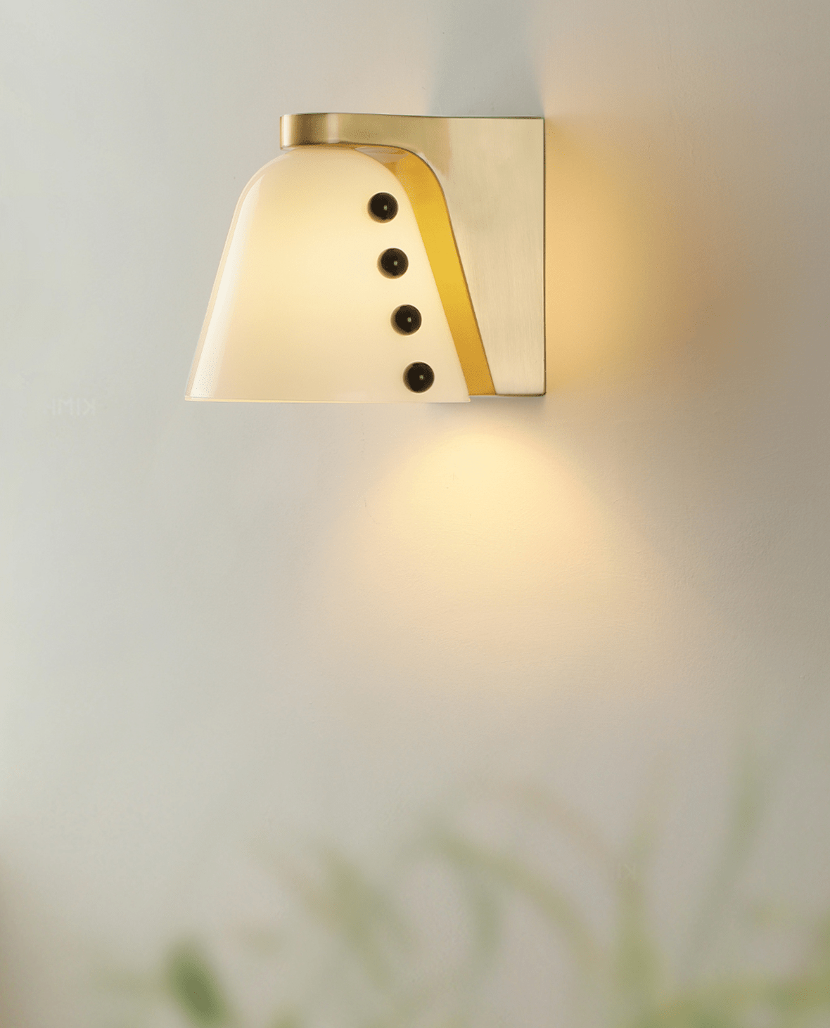 Jude nowoczesny kinkiet ze szkła w stylu Art Deco