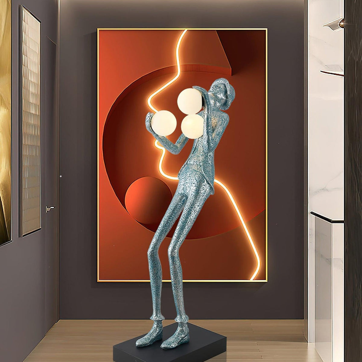 Seloia Gentleman Sculpture lampa stojąca