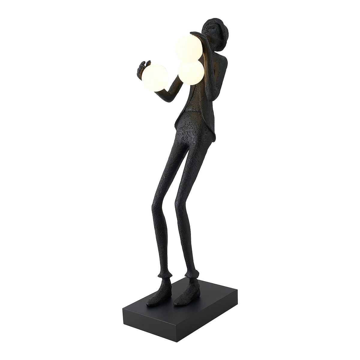 Evlirir artystyczna lampa stojąca z brązu