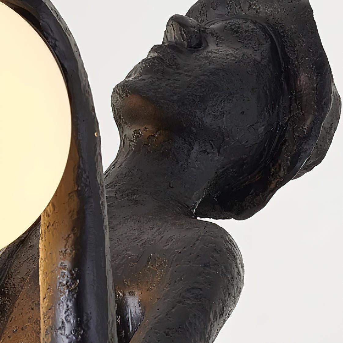 Evlirir artystyczna lampa stojąca z brązu