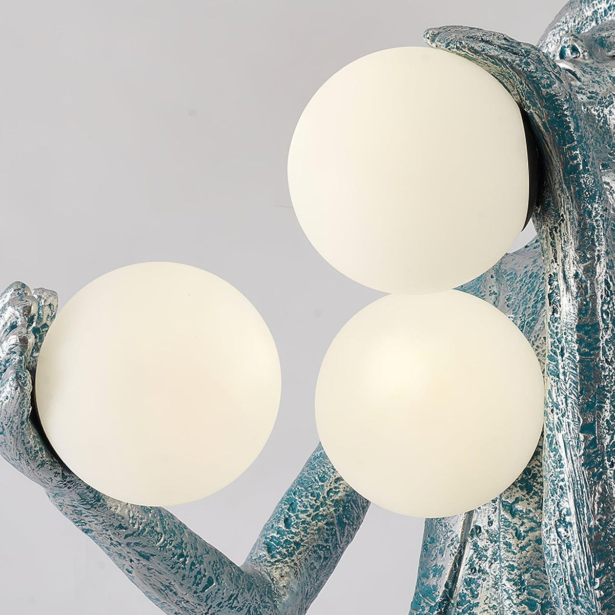 Evlirir artystyczna lampa stojąca z brązu