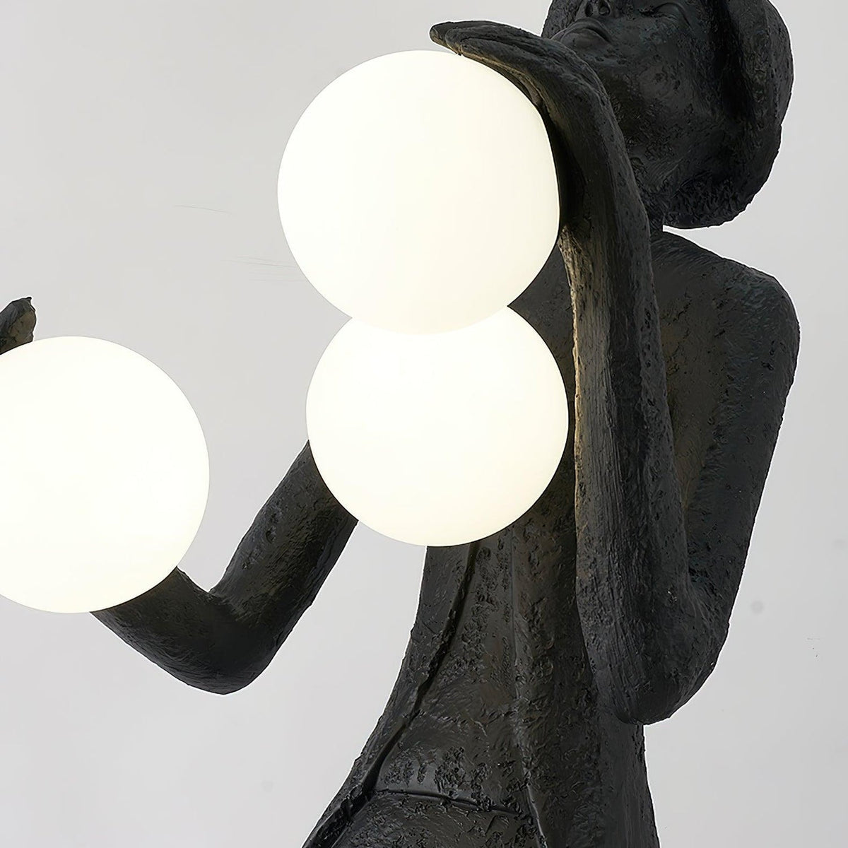 Evlirir artystyczna lampa stojąca z brązu
