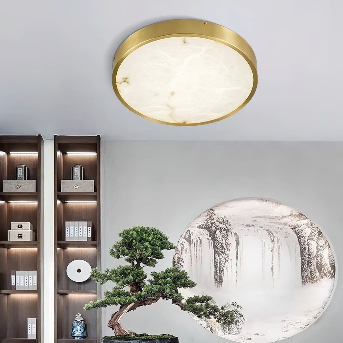 Nivaora lampa sufitowa Alabaster