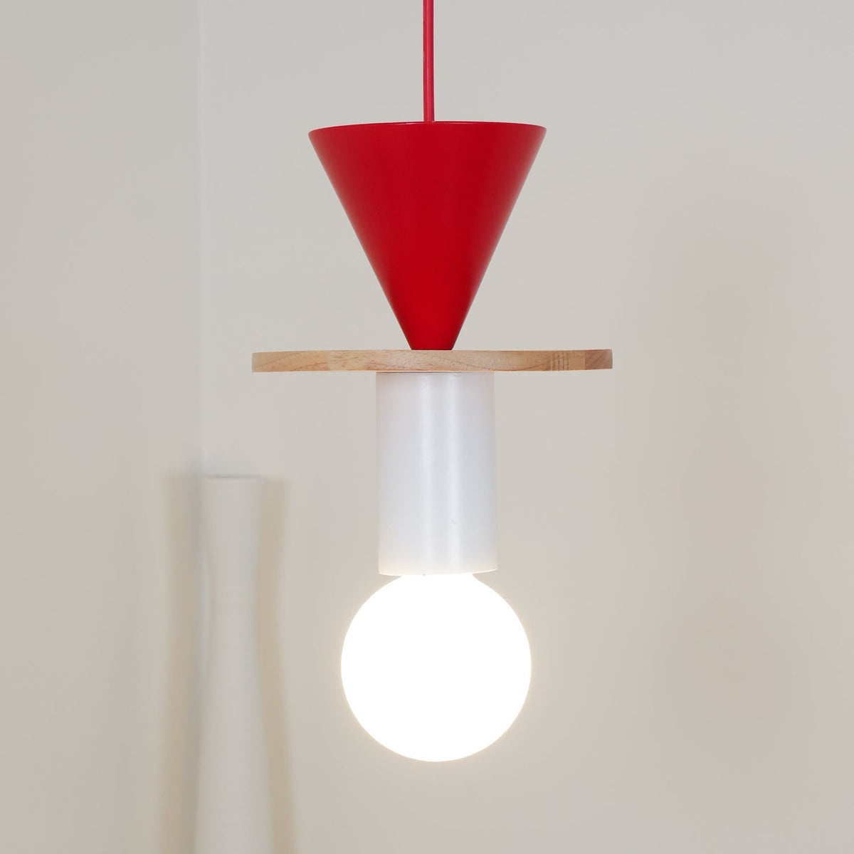 Gram nowoczesna lampa wisząca ze szkła